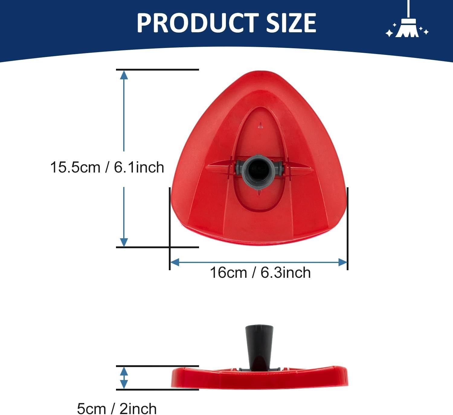 O-Cedar Genuine Replacement Mop Base Part for EasyWring Spin Mop, Not Compatible