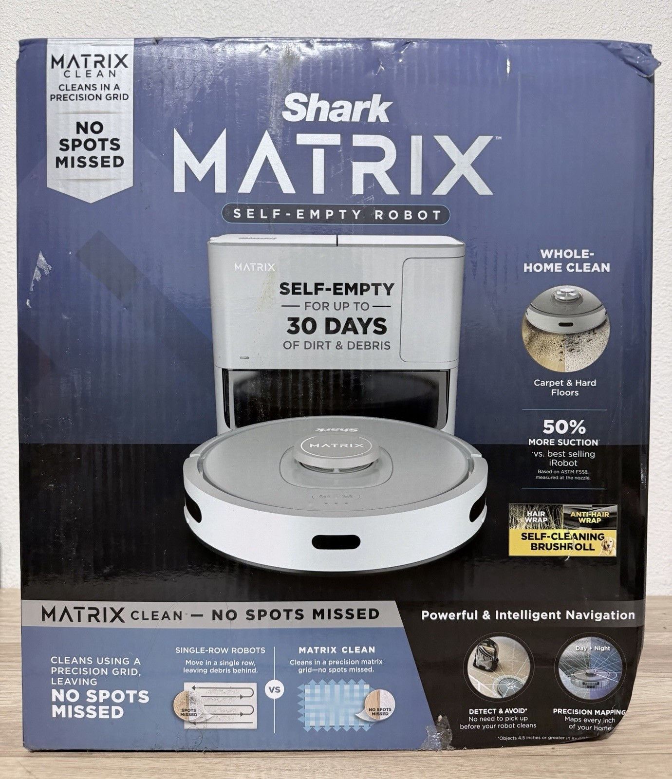 Shark Matrix Self-Emptying Robot Vacuum With 30 Day Dock (UR2350S) Light Use