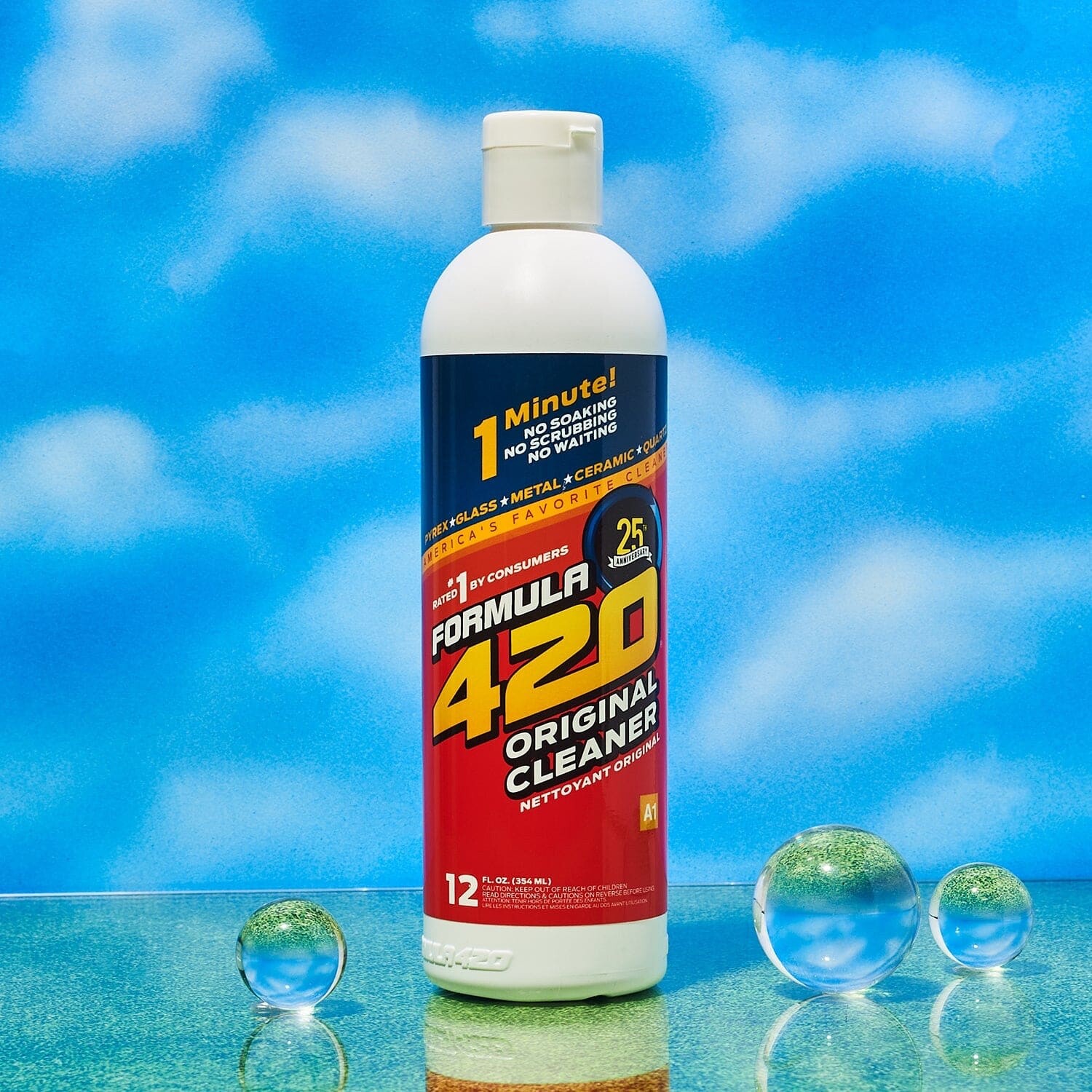 Formula 420 All Purpose Cleaner – 12oz Bottles (6-Pack) for Glass & Metal