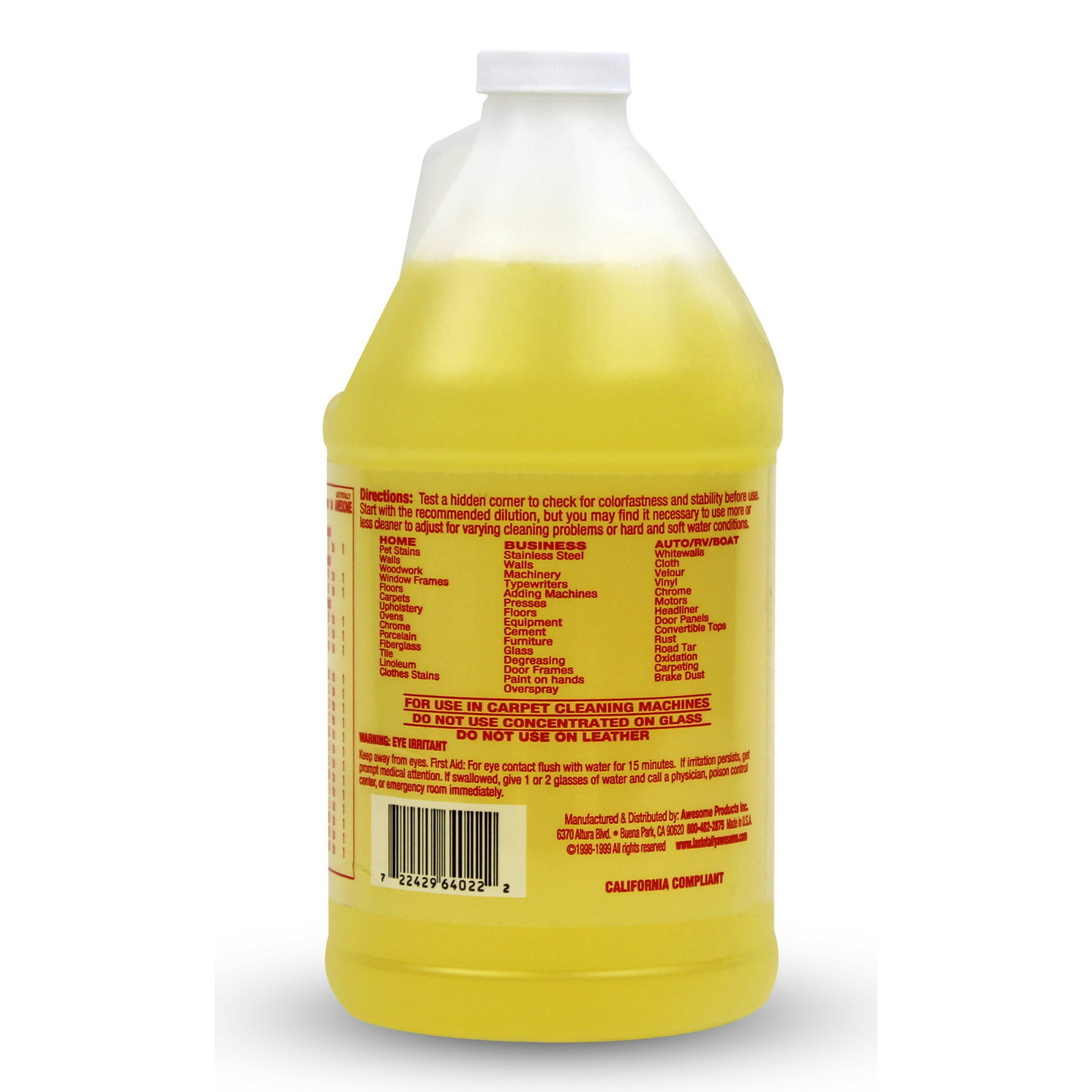 LA’s Totally Awesome All Purpose Concentrated Cleaner & Degreaser, 64 fl oz