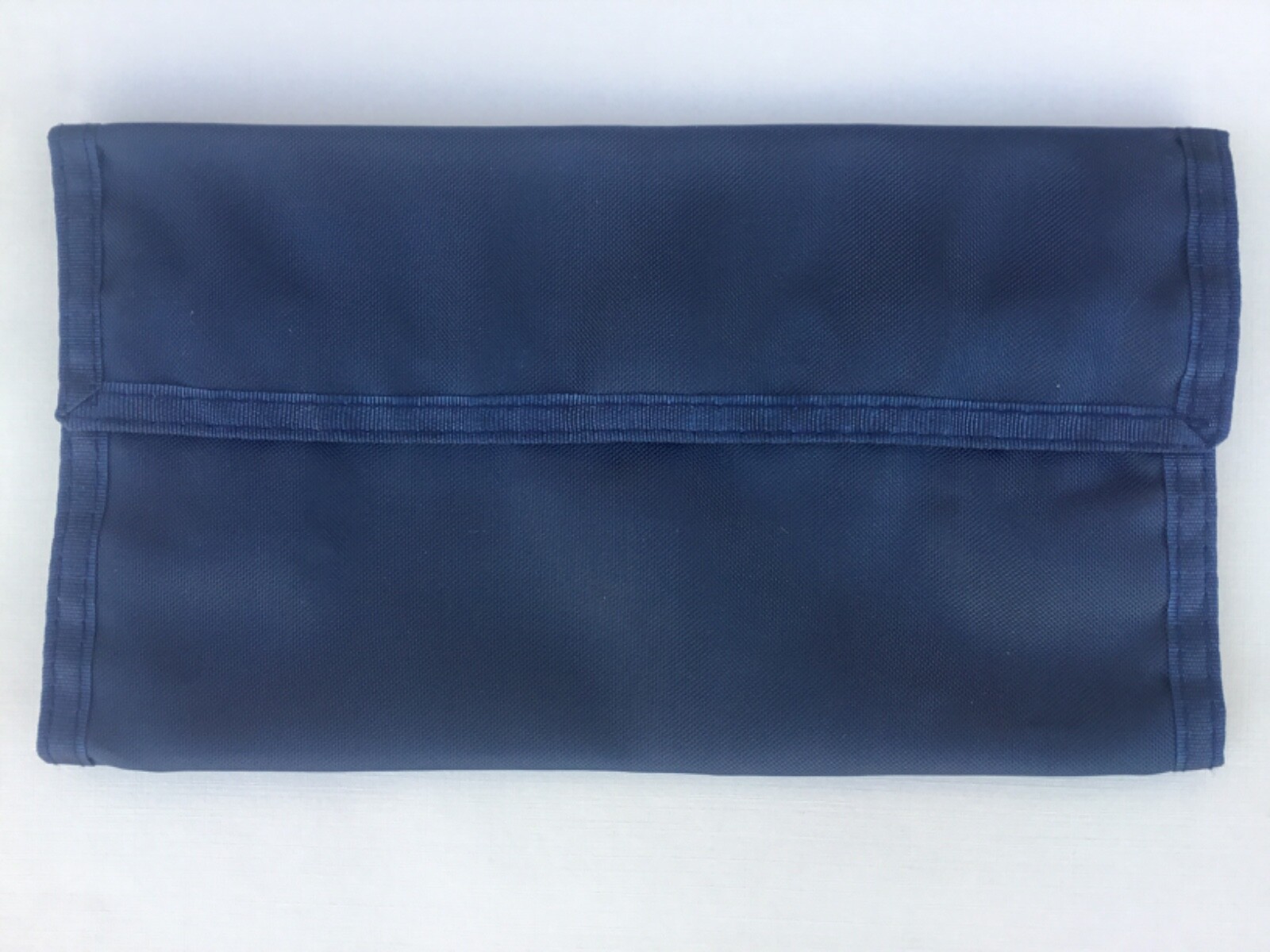 Dark Blue Nylon Coupon Pouch Bag No Index Cards