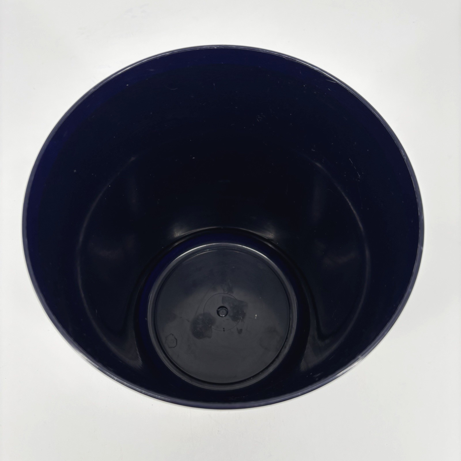 Celestial Night Sky Waste Basket Trash-Can Moon Star Sun Navy Blue VTG