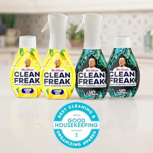 Mr Clean Clean Freak Multi Surface Cleaner Spray Pack of 4 Lemon Zest 16 Fl Oz