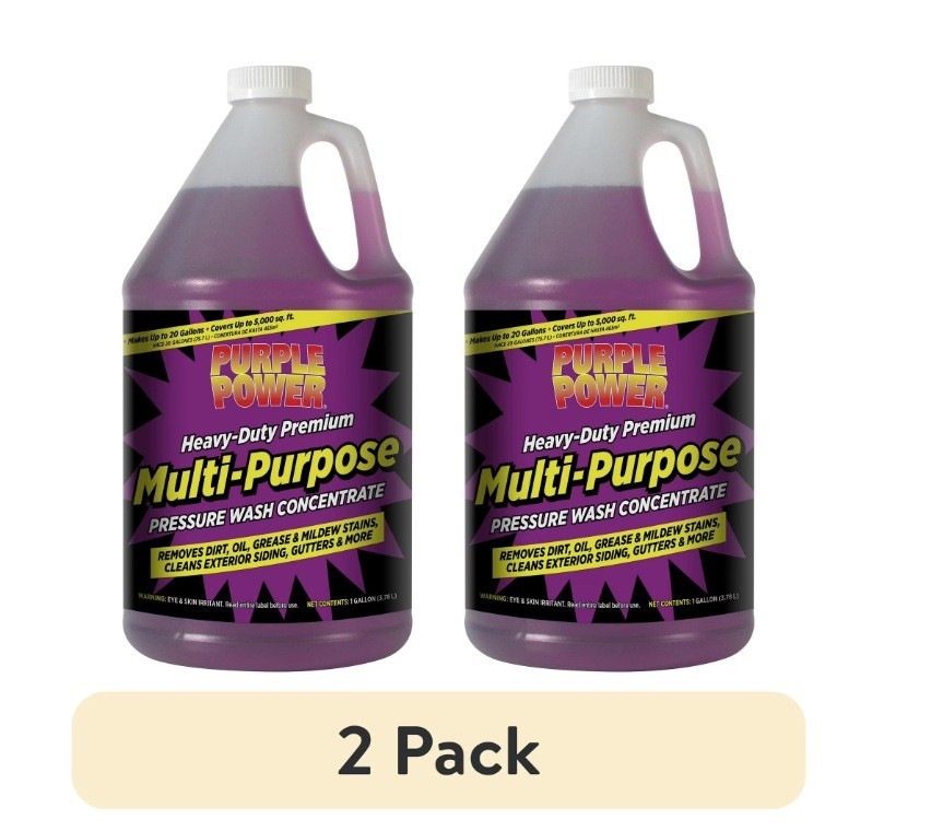 Purple Power HeavyDuty Premium Multi Purpose Pressure WasherFluid Concentrate,2P