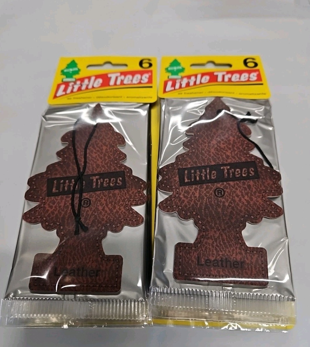 Little Trees Car Air Freshener 24-Pack, Leather