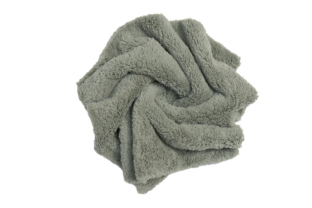 24 Pcs Microfiber Towel Edgeless Lint Scratch Free Cleaning 16″x16″ Grey
