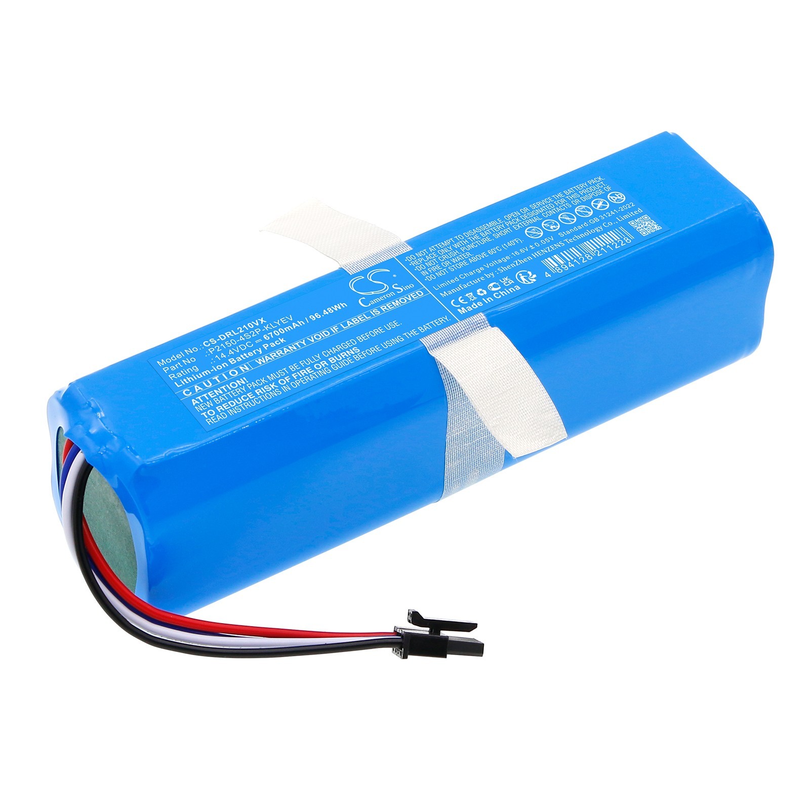 BATTERIE 6700mAh P2150-4S2P-KLYEV For Dreame RLL32SE RLX41CE RLX56C X30 Ultra