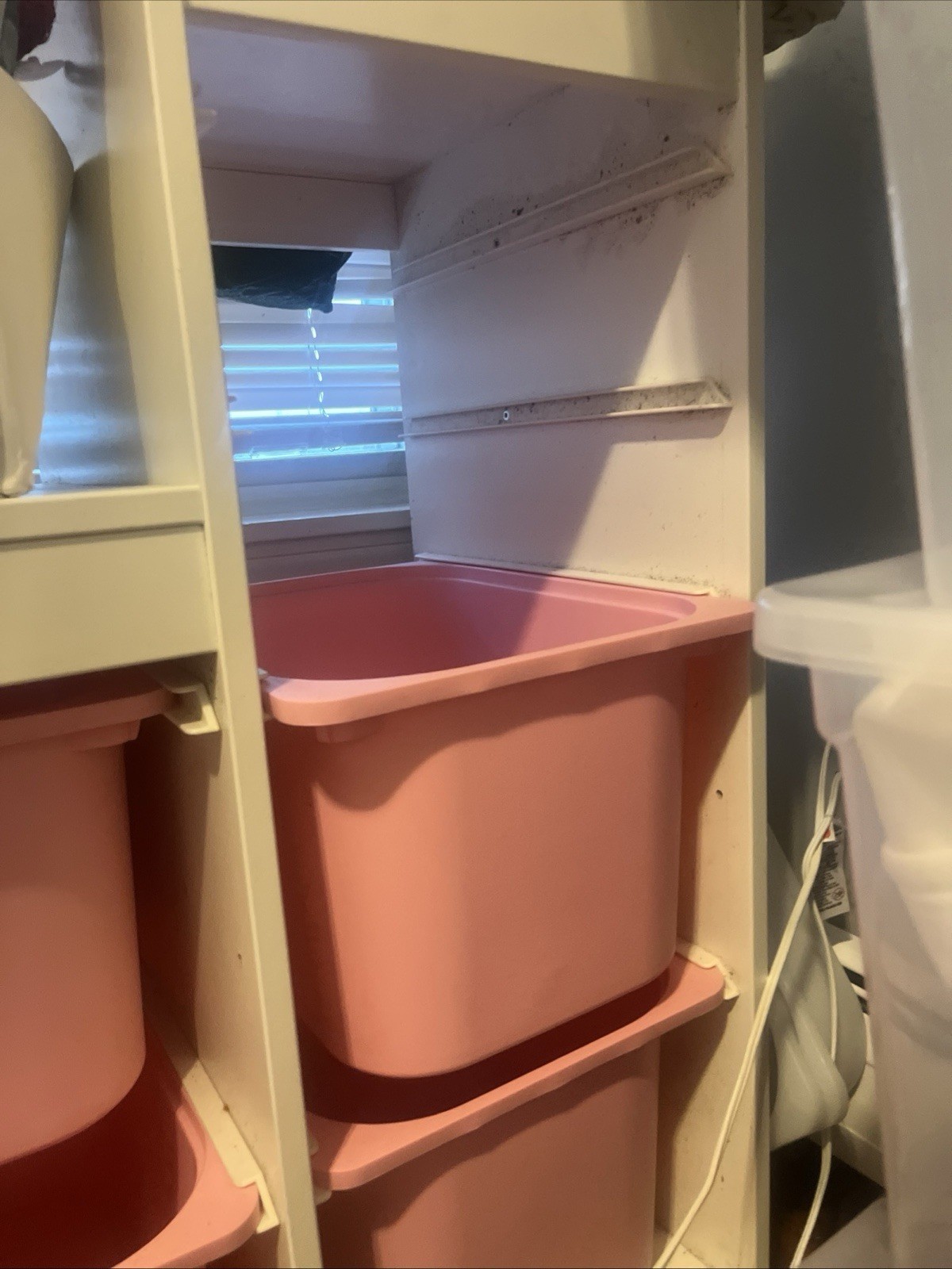 IKEA TROFAST Large Pink Toy Storage Bin 16.5 x 11.75 x 9″ Box Tray Plastic Bin