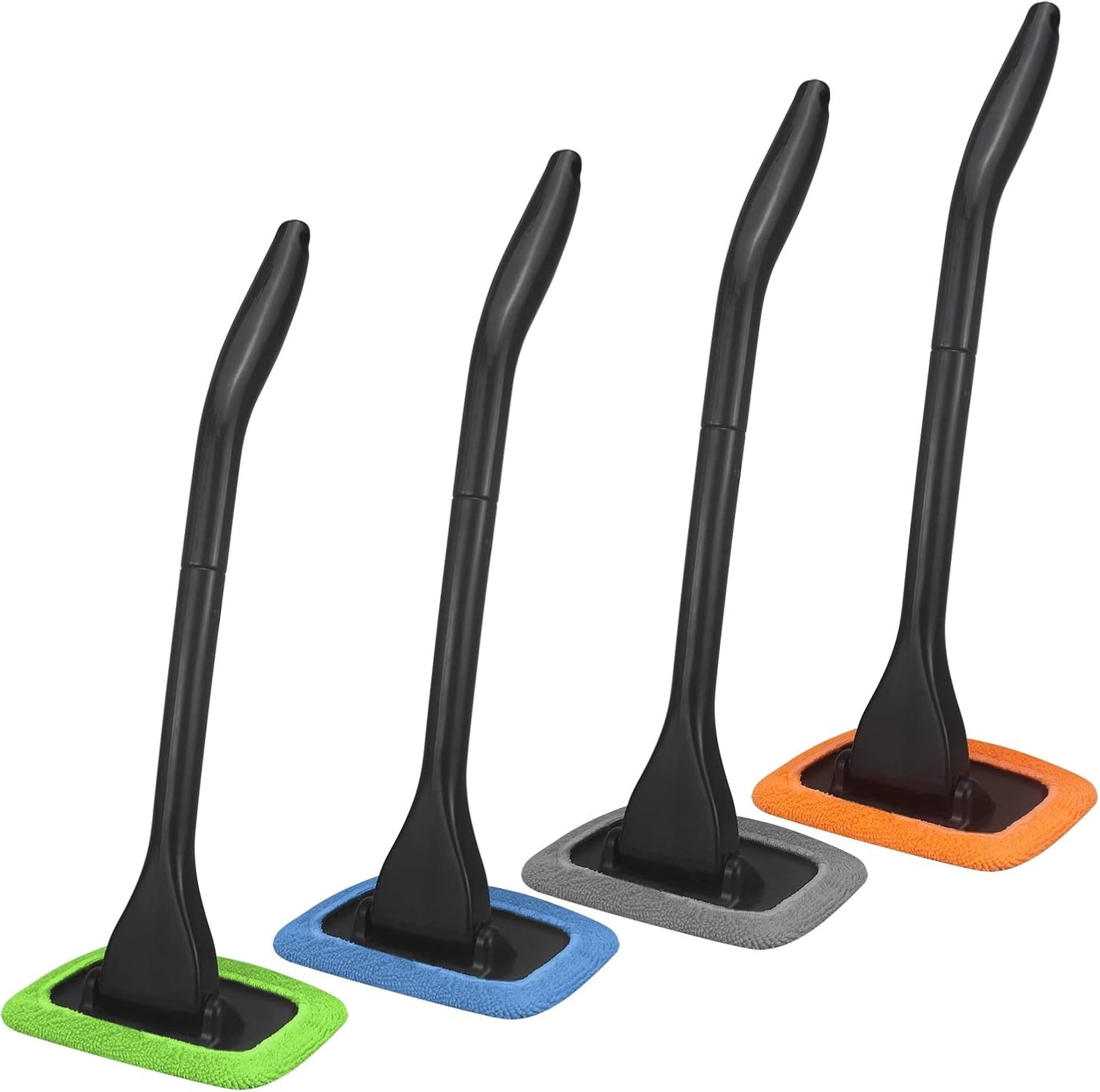 Car Windshield Cleaning Tool, Windshield Cleaner with 4 Washable and Reusable Mi