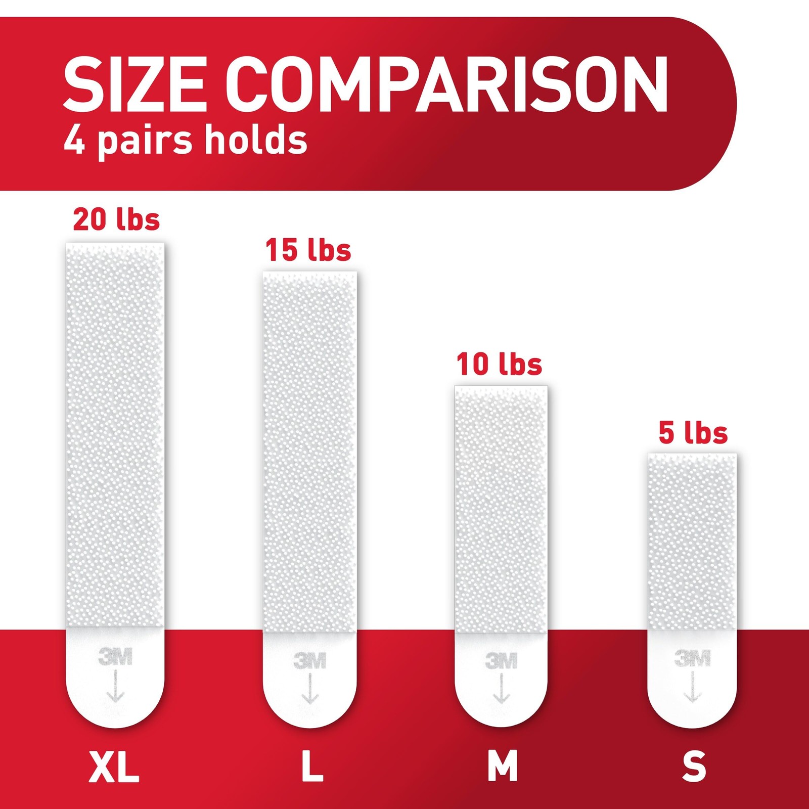 15 Lb & 10 Lb Large And Medium 28 Pairs Picture Hanging Strips, Damage-free