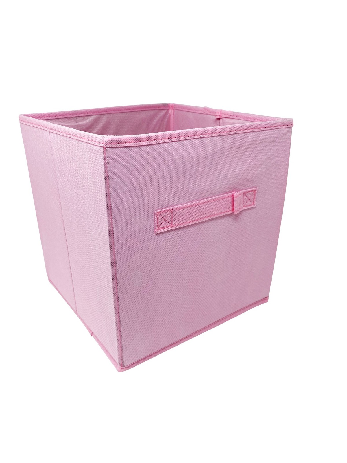 Pink 10″ 6 pcs Fabric Storage Bins Box Organizer Cube Basket Container