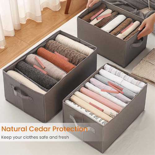 Cedar Blocks for Clothes Storage, 50Pcs Cedar Sticks, Aromatic Red Cedar