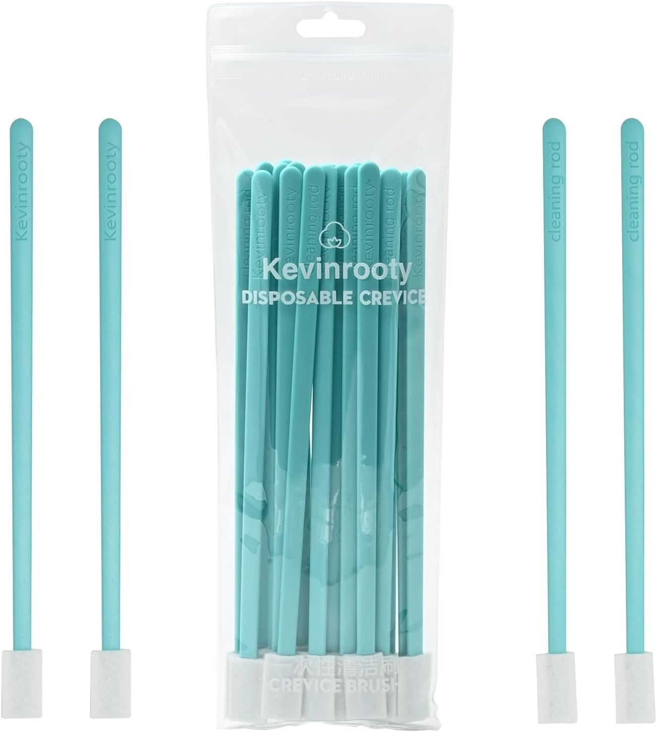 20PCS Crevice Cleaning Brush Tool Kit, Disposable Toilet Brush & Seat Cleaner