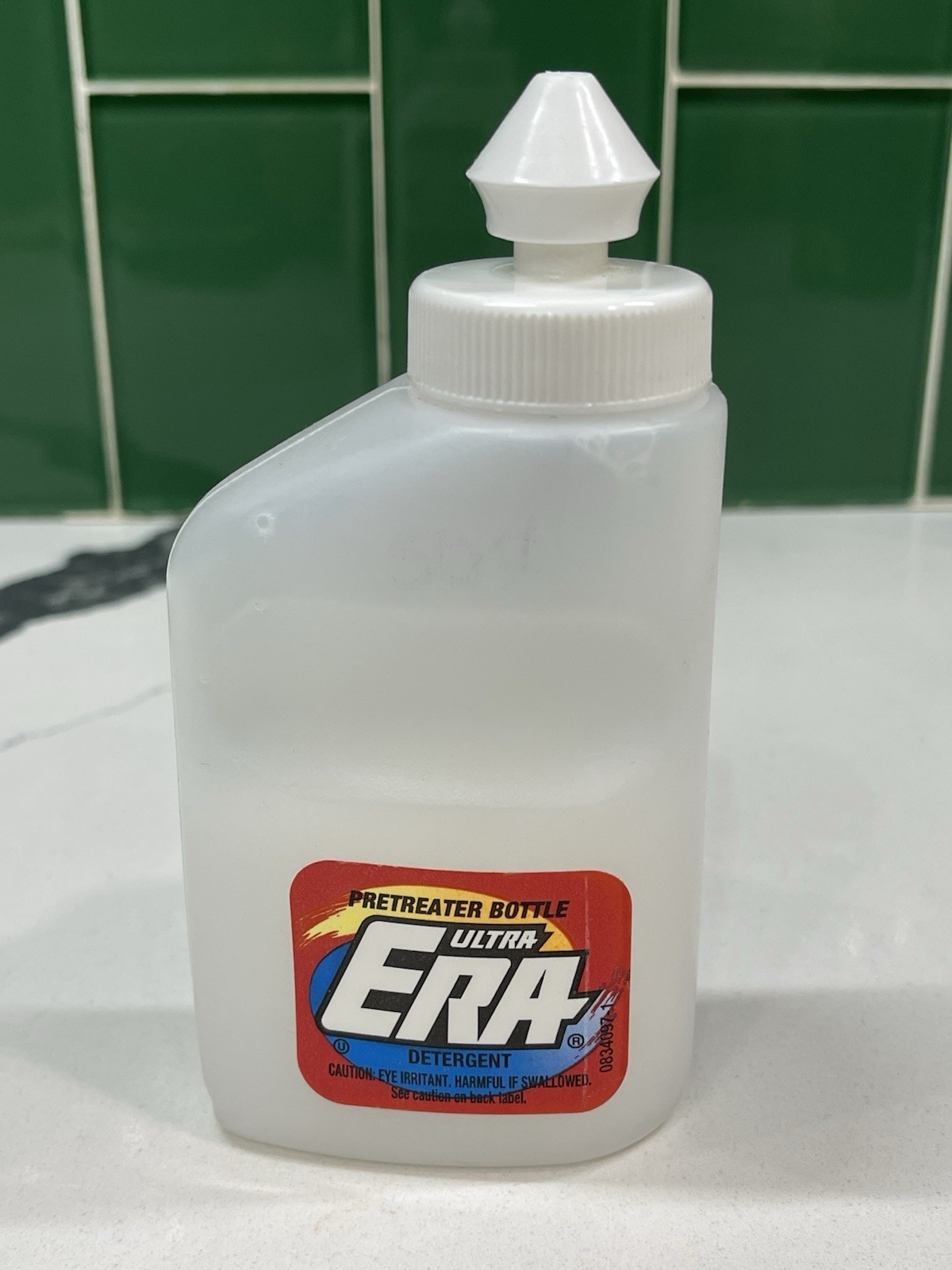 VTG 1995 ULTRA ERA Pretreater 5oz Bottle EMPTY * MOVIE PROP*