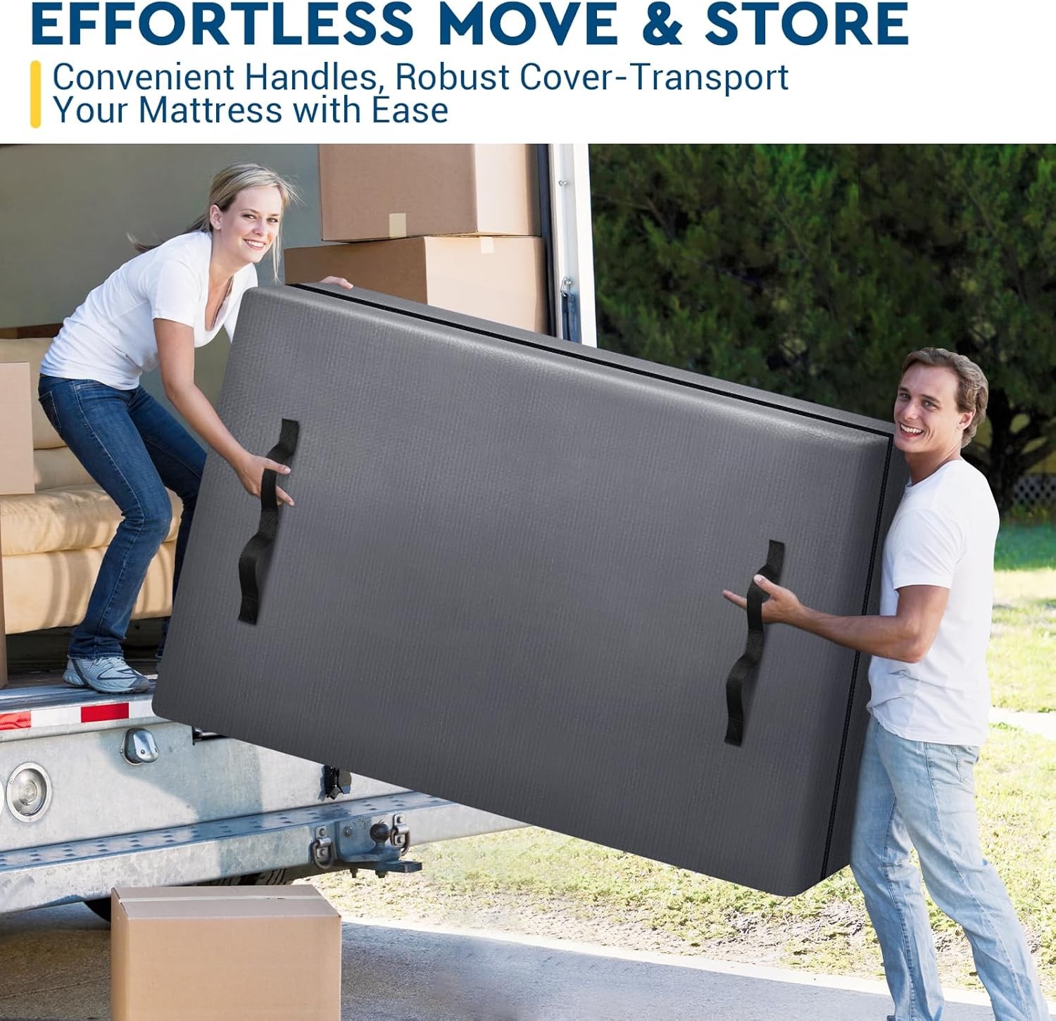 Mattress Bags for Moving, Queen Size – Extra Thick Mattress Cover