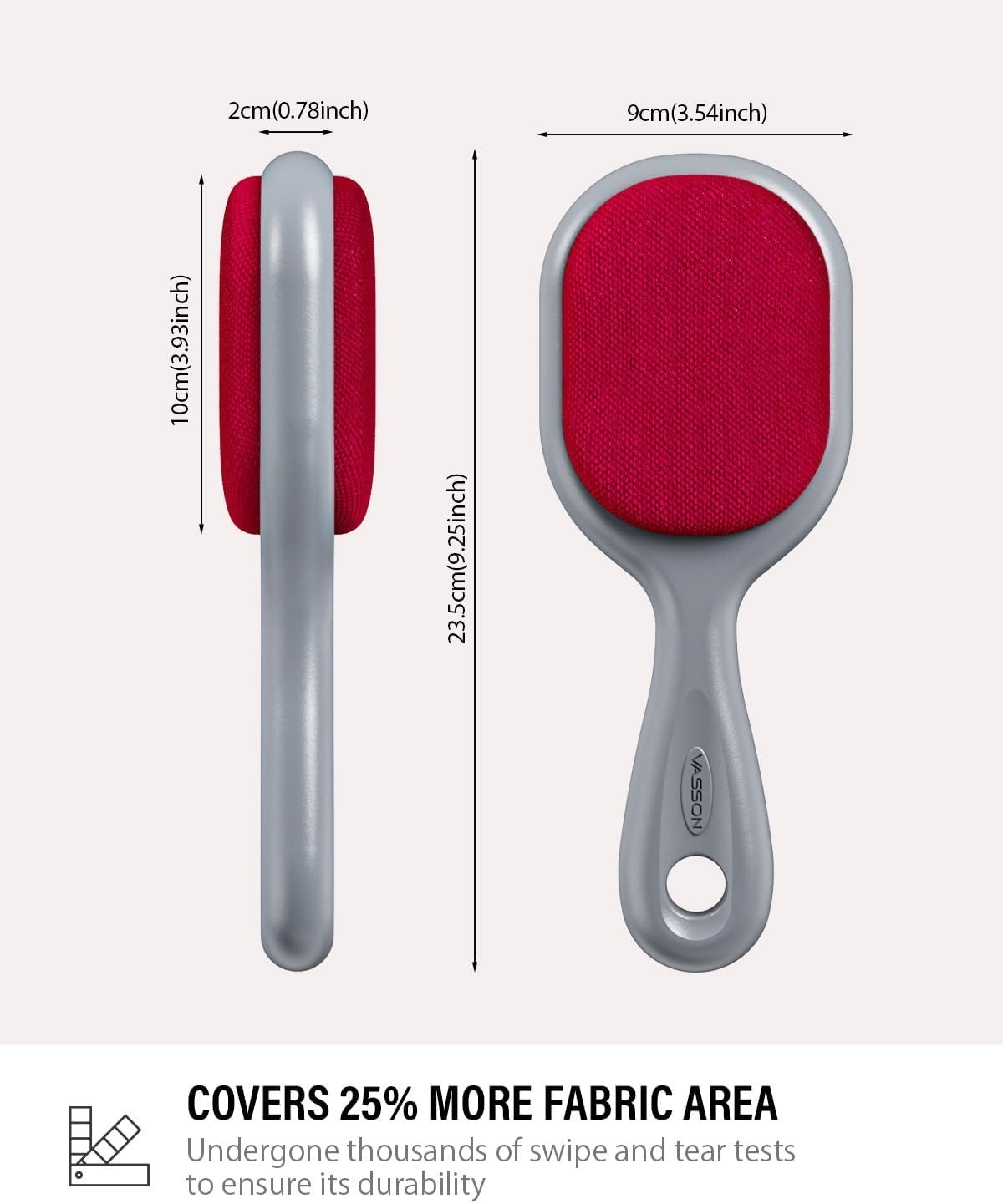 Double-Sided Lint Brushes, Classic Velvet Brush for Furniture and Clothing, I…