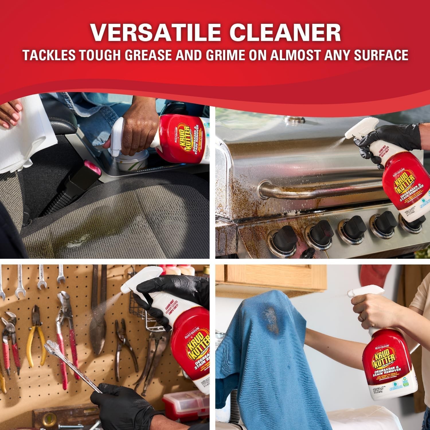 Powerful 32 oz Degreaser Spray for Tough Stains – EPA Safer Choice Certified