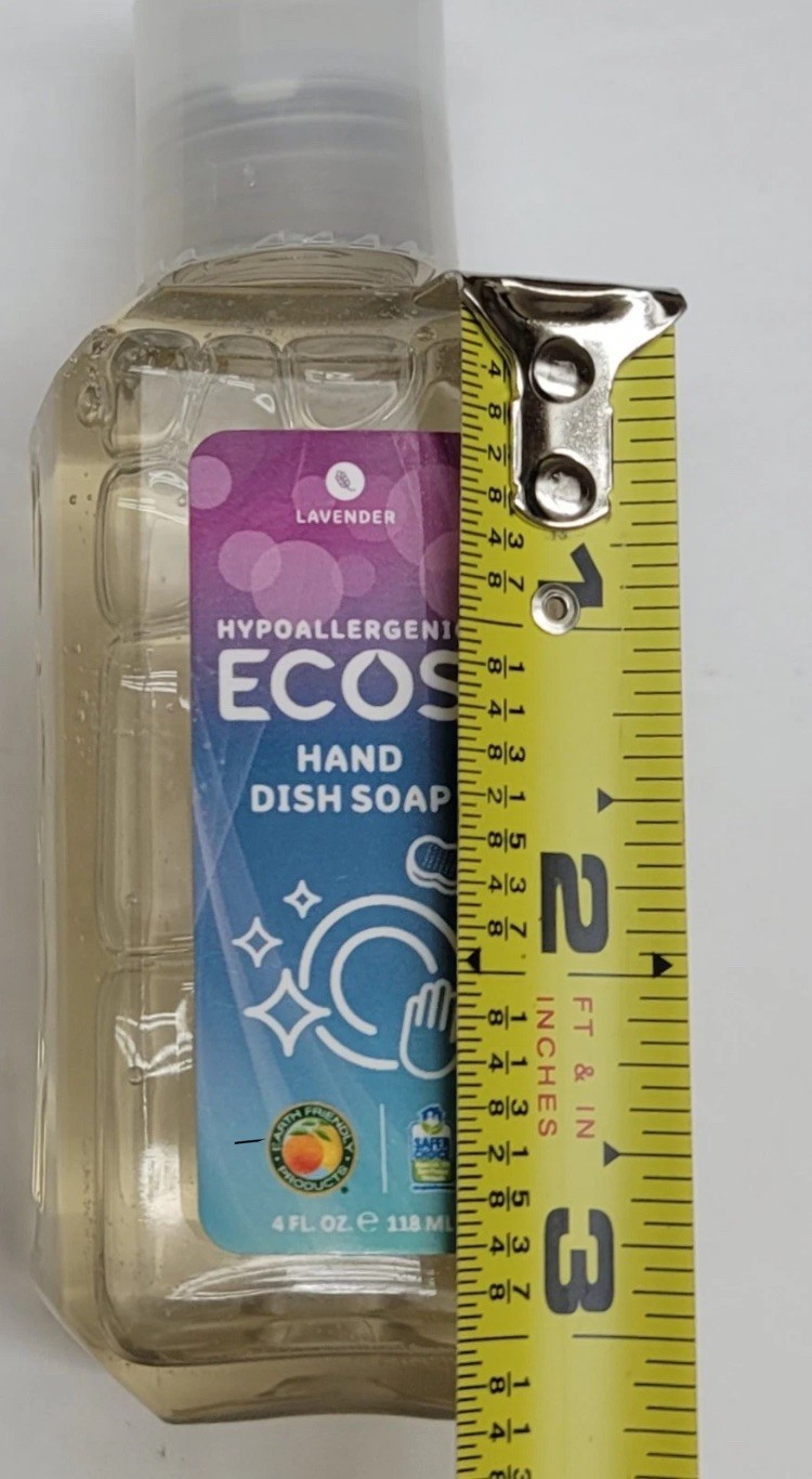 Ecos Travel size Liquid Hand Dish Washing Soap – 1pc
