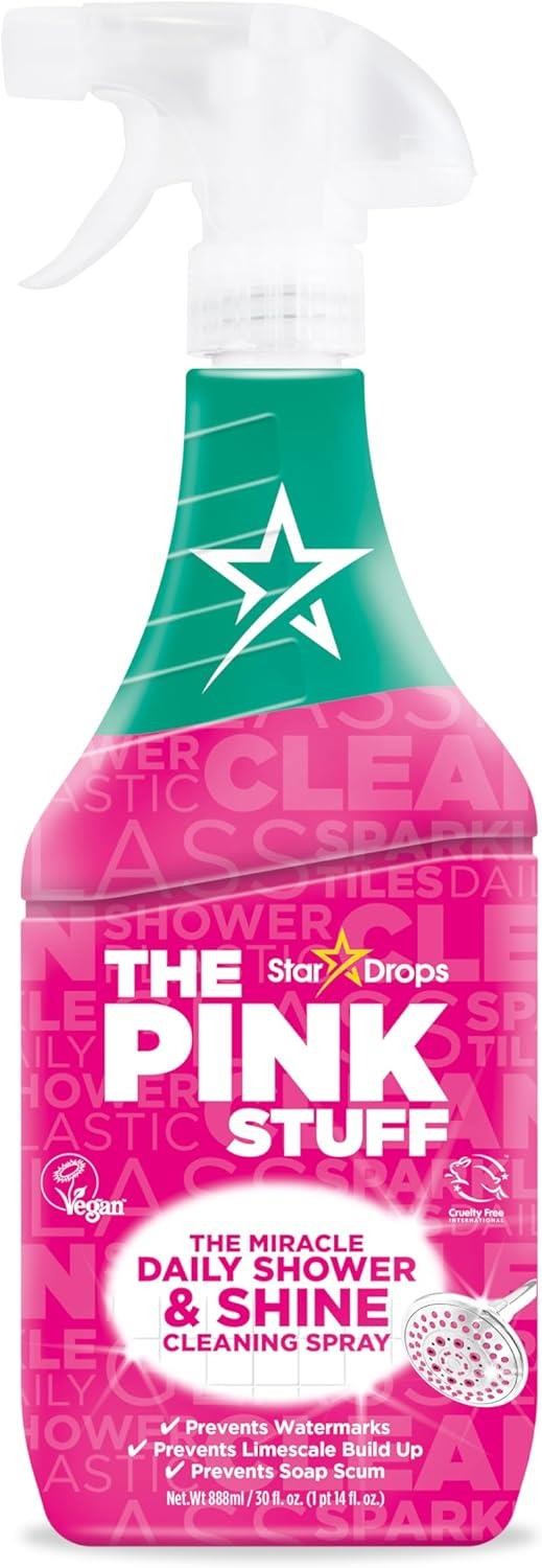The Pink Stuff Daily Shower & Shine Cleaning Spray, 30oz – 824985