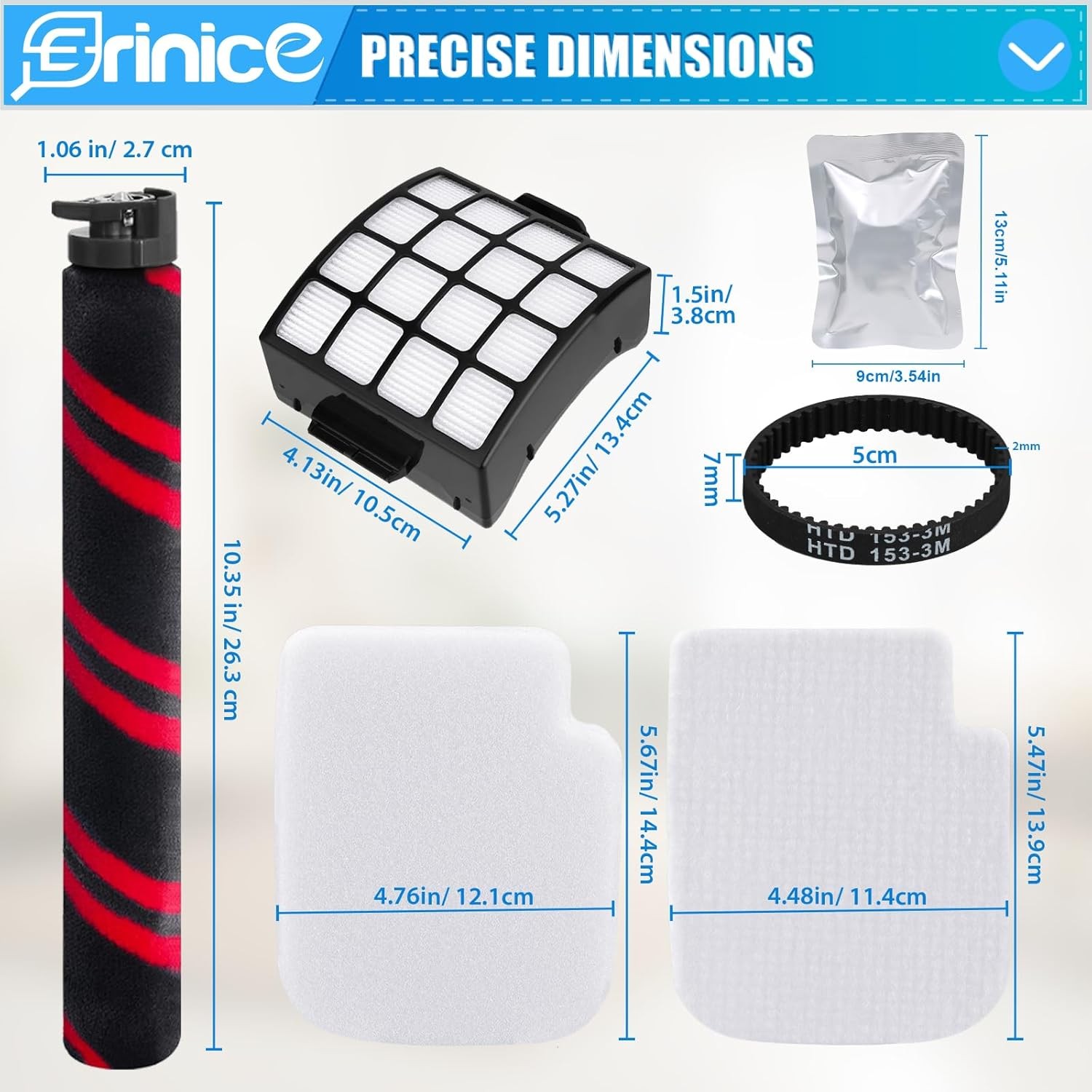 14 Pack AZ3002 Filter Replacement Part for Shark Stratos AZ3000 AZ3000C AZ3000W