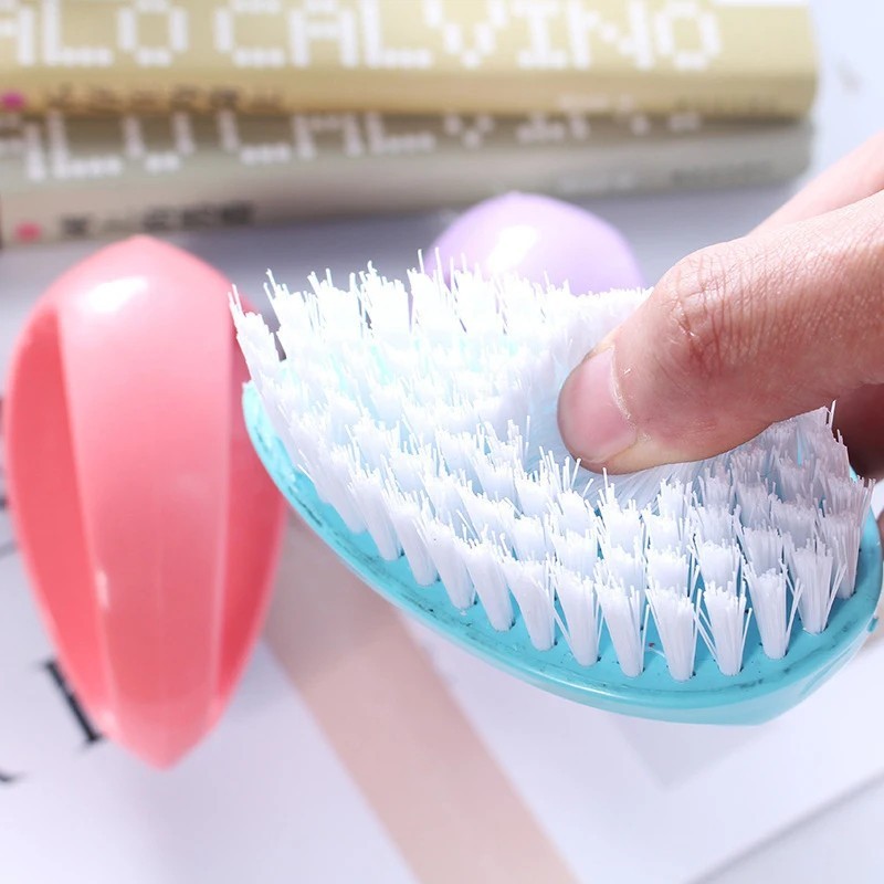 Small Scrub Brush,Heavy Duty Stiff Nylon Bristles Cleaning Brush,Durable
