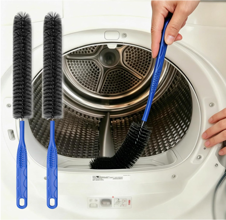 3PCS Drain Brush Set Refrigerator Coil Cleaning Brush Kitchen Sink Drain Cleaner