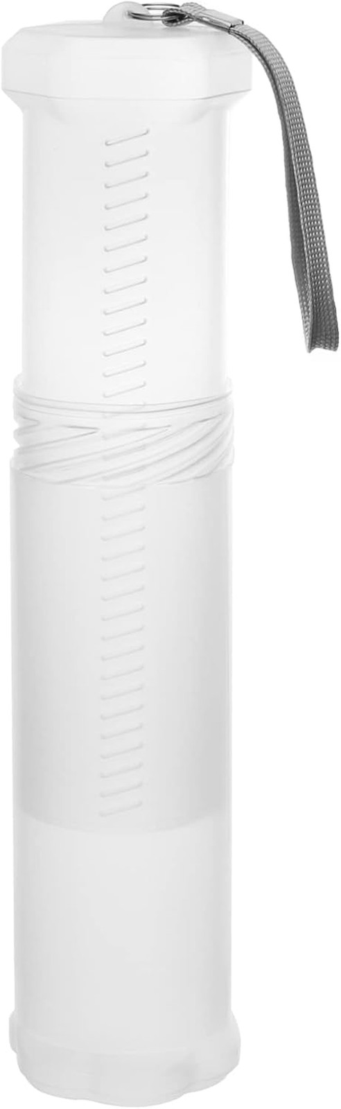 4-Pack Extendable Artist Storage Tubes 8.5–15in, 2.4in, Translucent Lanyard Case