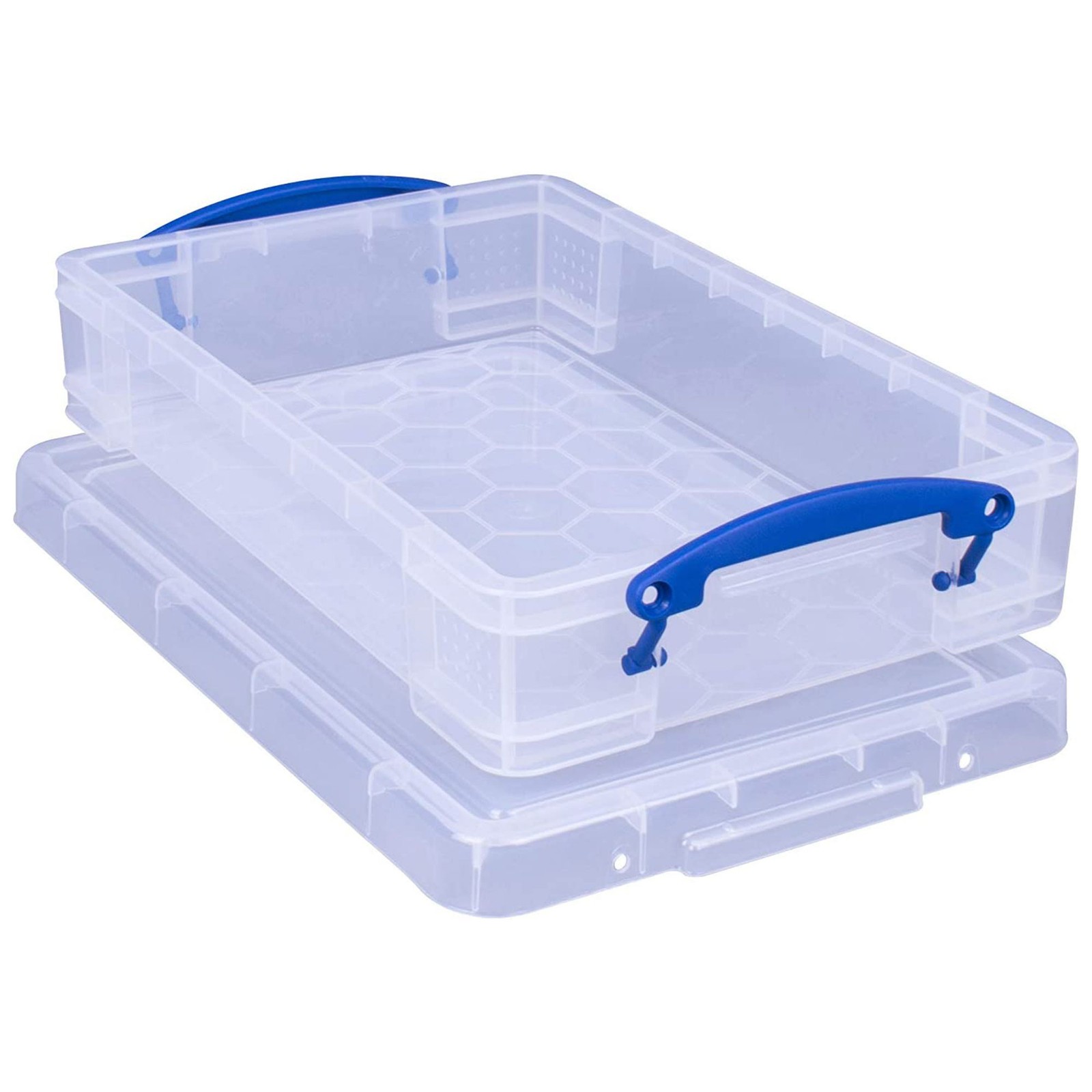 Really Useful Box 4L Storage Container with Lid and Clip Lock Handles, (10 Pack)