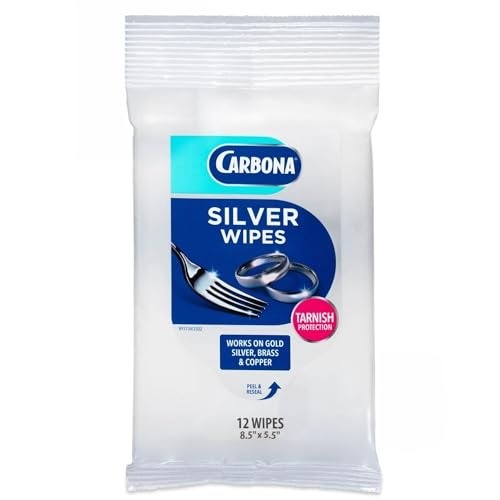 Versatile Silver Wipes – 12 Count Pack for Polishing Brass, Copper & More