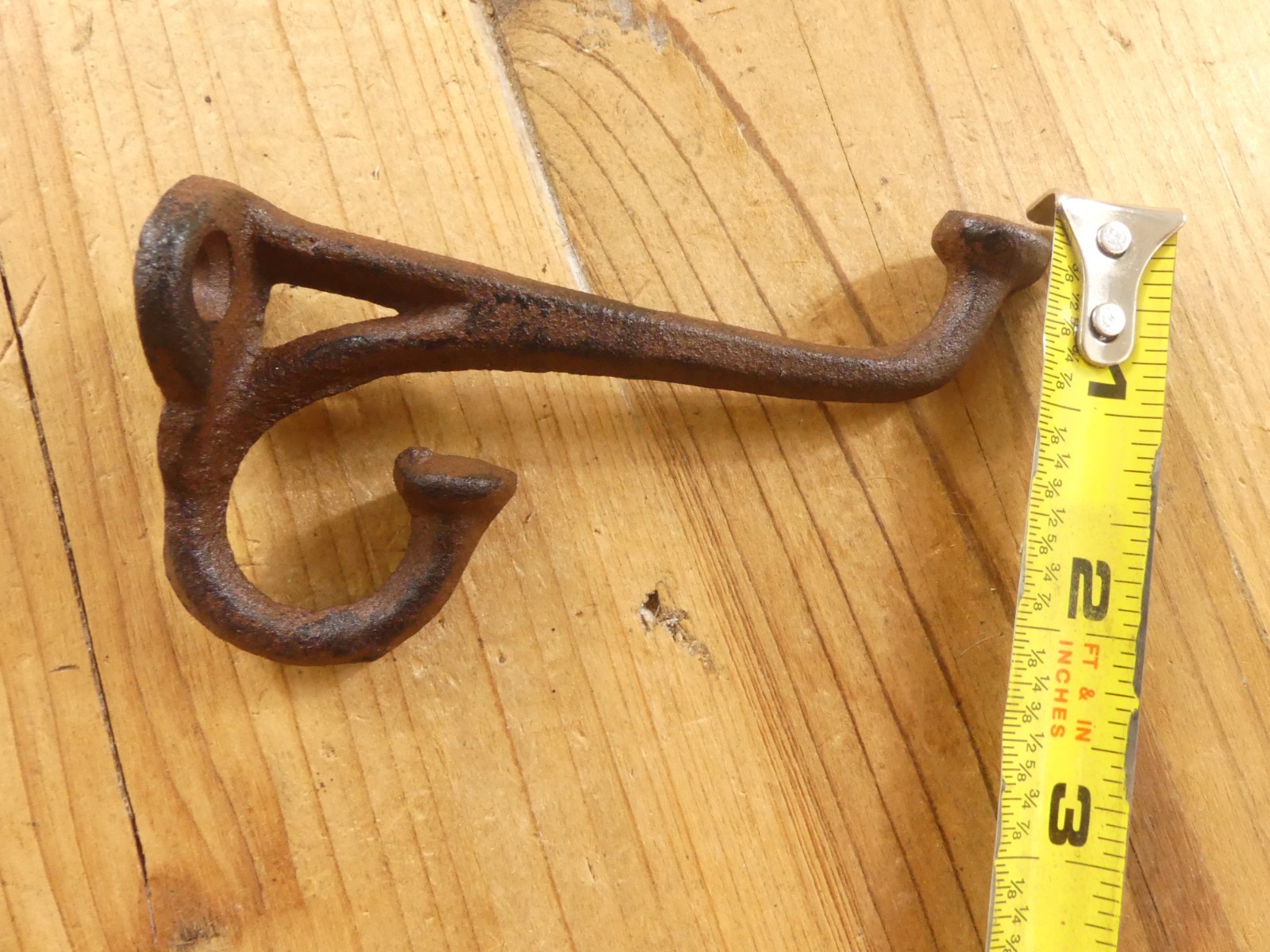 25 Rustic Cast Iron Coat Hat Wall Hooks Restore School Farm Towel Bath Kitchen