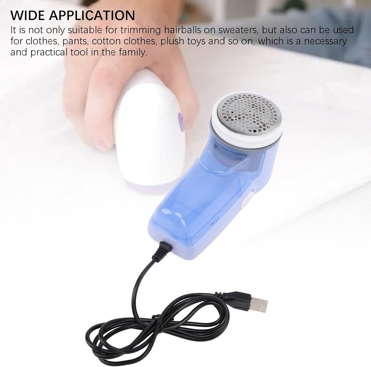 Electric Clothes Lint Pill Fluff Remover Fabrics Sweater Fuzz Shaver Household