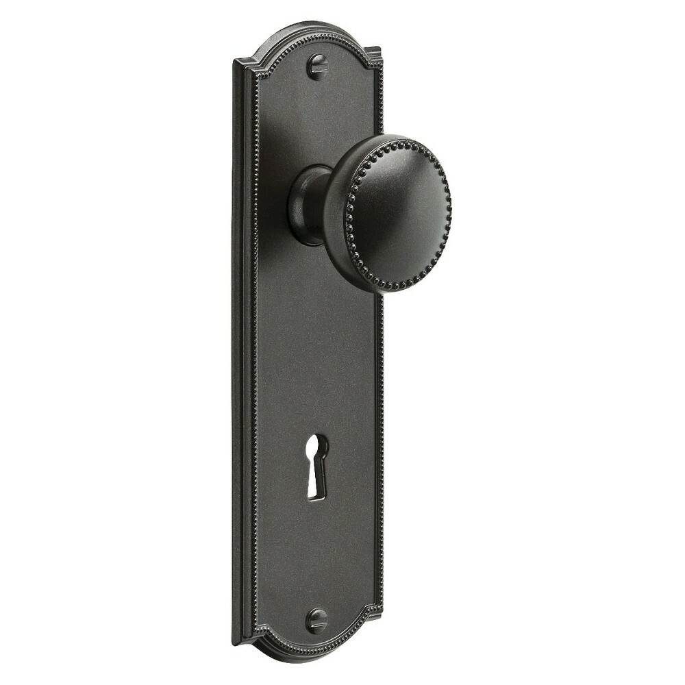 Liberty Hardware’s YOUNG HOUSE LOVE Cocoa Bronze Beaded Doorknob Metal Wall Hook