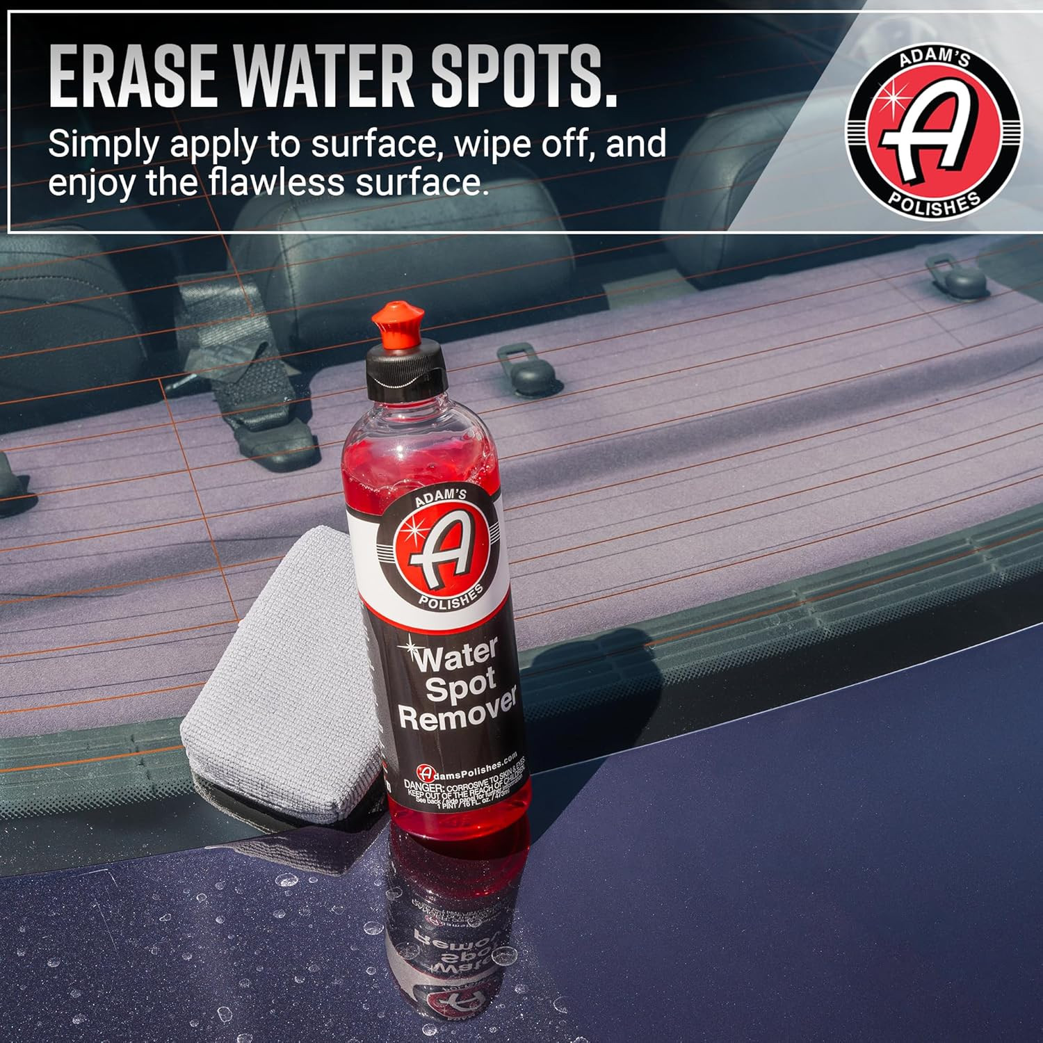 Professional Water Spot Remover Thickened Formula For Cars Boats Glass 16 Fl Oz