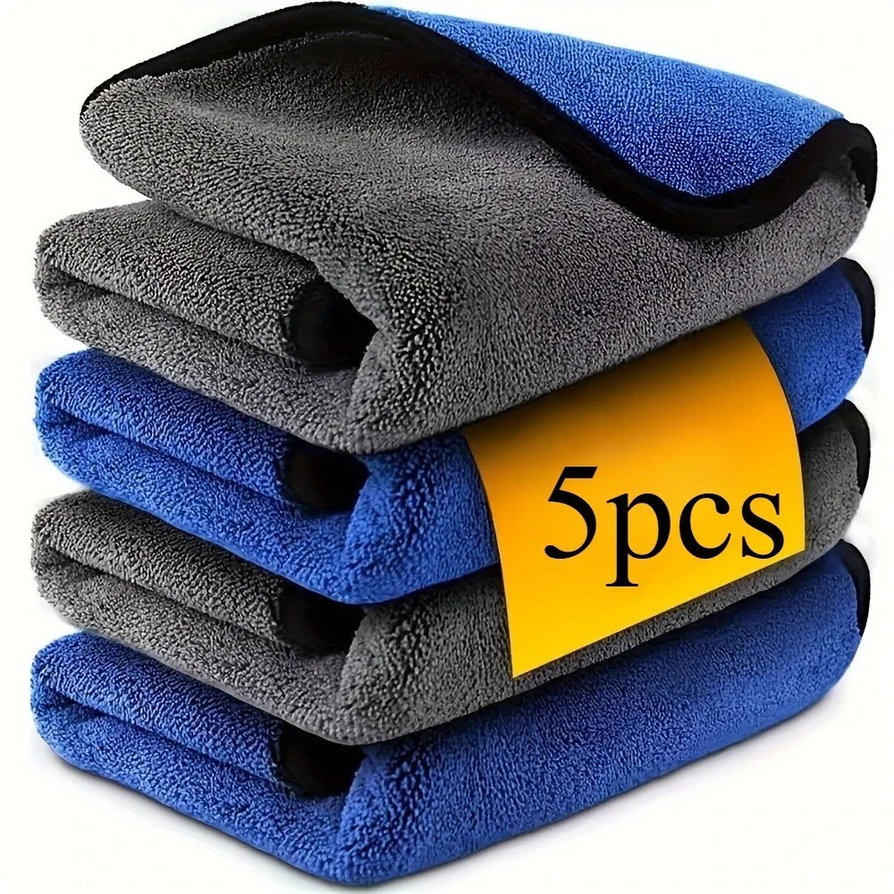 1/2/3/6/10pcs 30X60cm Microfiber Car Cleaning Towels Soft Quick Drying for Windo