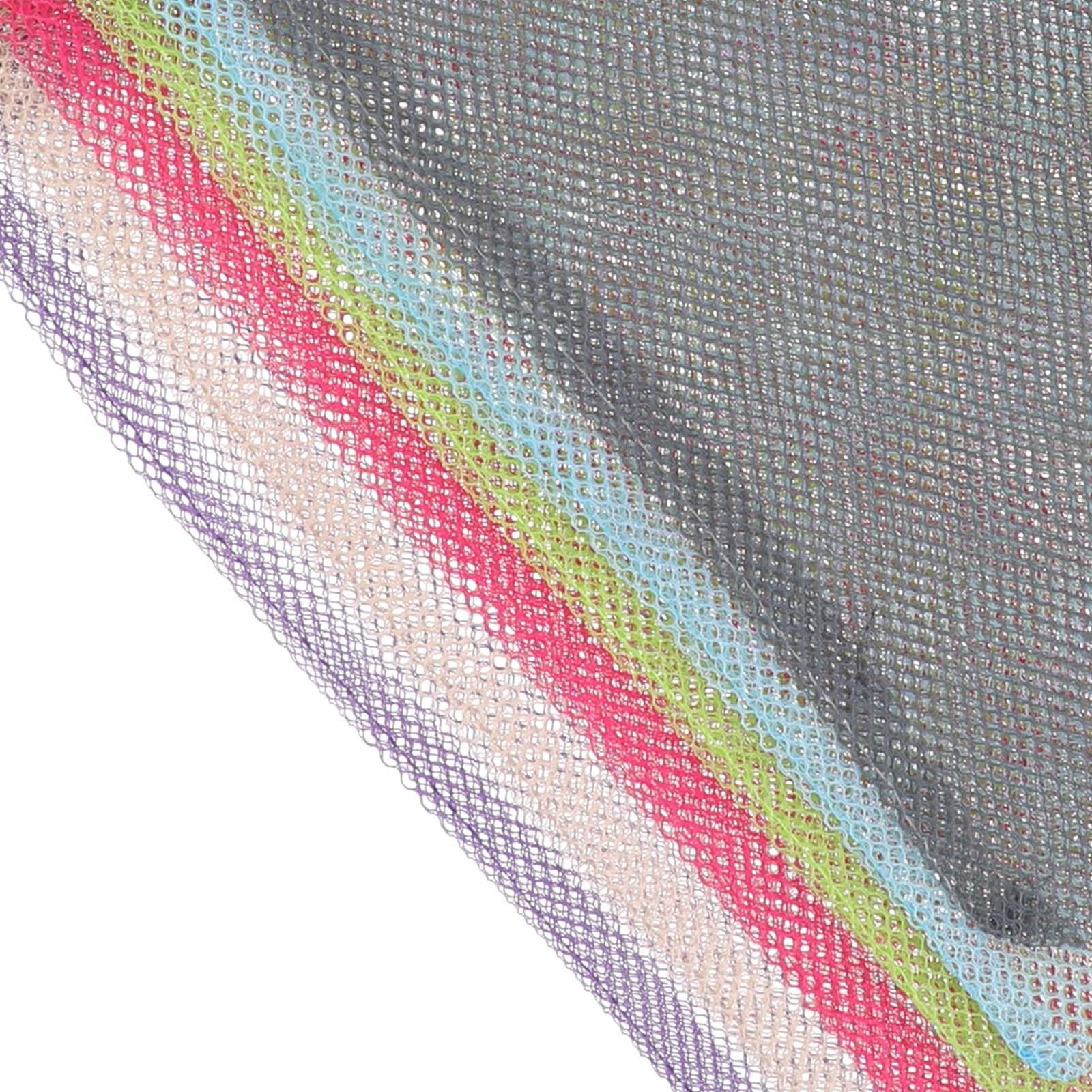 6 Pcs 11 X 15 Inch Nylon Mesh Drawstring Laundry Bags with Cord Lock Closure