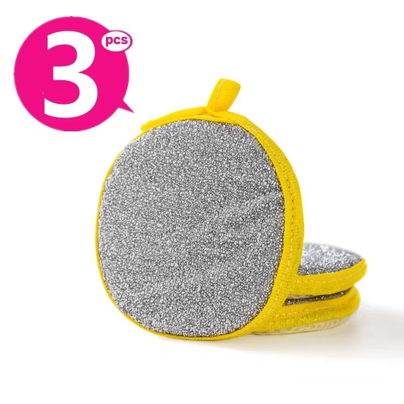 10Pcs Magic Scrub Sponge Double Sided Heavy Duty Dish Washing Kitchen Pad