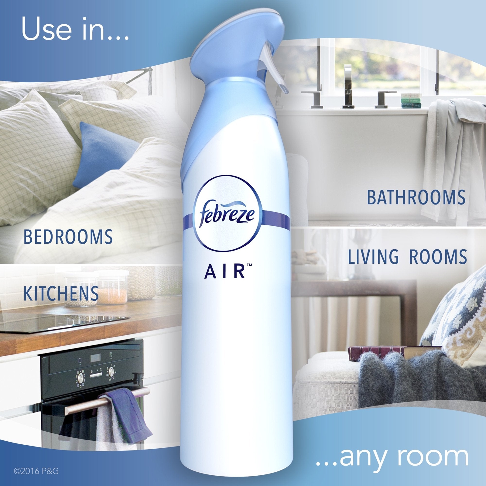 Febreze Air Freshener – Cotton Fresh Scent, 8.8oz