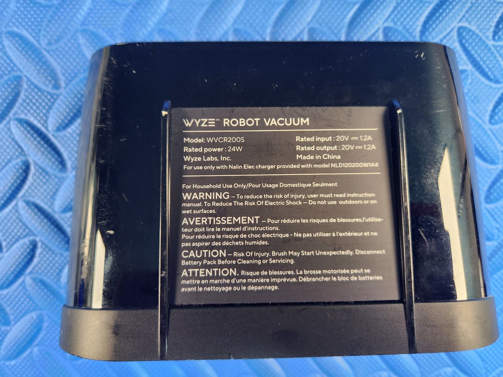 Genuine OEM Wyze Robot Vacuum Charger Base Docking Station & Power Adapter
