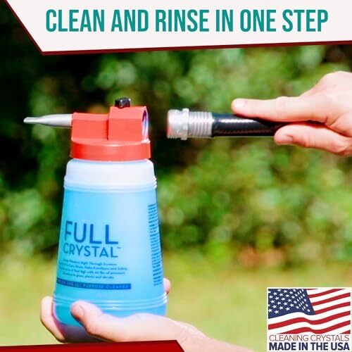Full Crystal Refill Kit – Two 4 Oz. Crystal Powder Exterior Window Cleaner Pa…