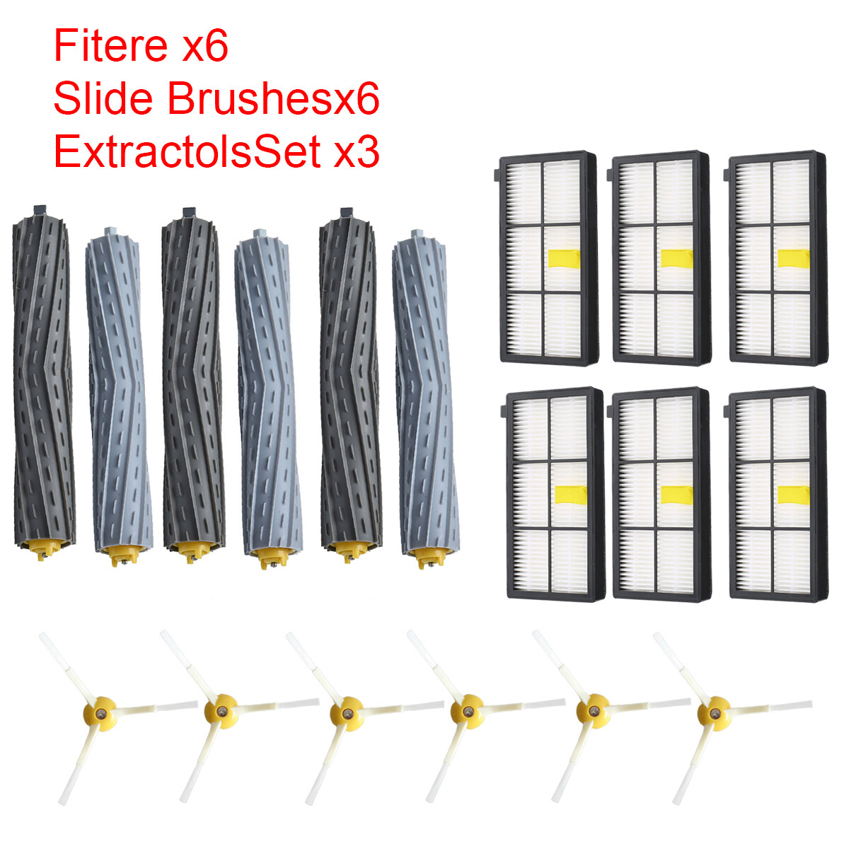 For iRobot Roomba Filters 800 900 Series Part Kit 880 890 960 980 Vacuum Brush.