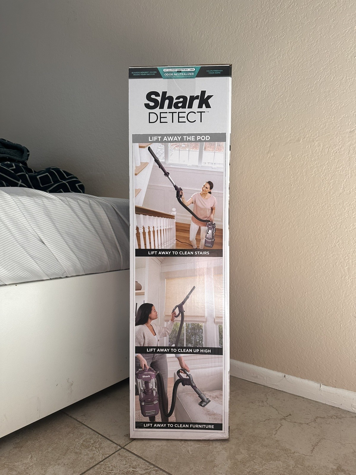 Shark Detect Lift-Away ADV Upright Vacuum, Pet Friendly, Floor Detect, Direction