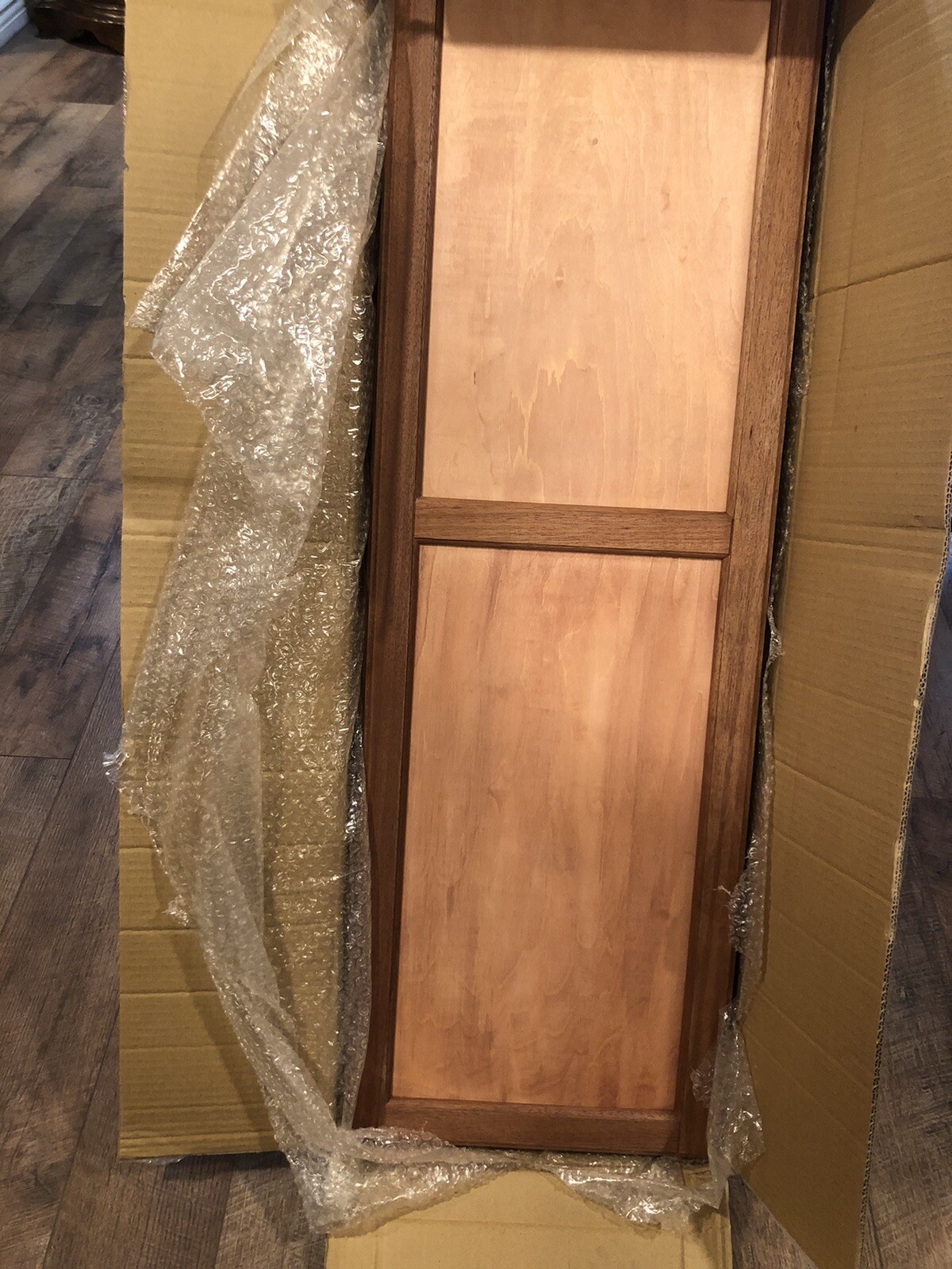 Wall Mount Hideaway Ironing Board Wood Cabinet