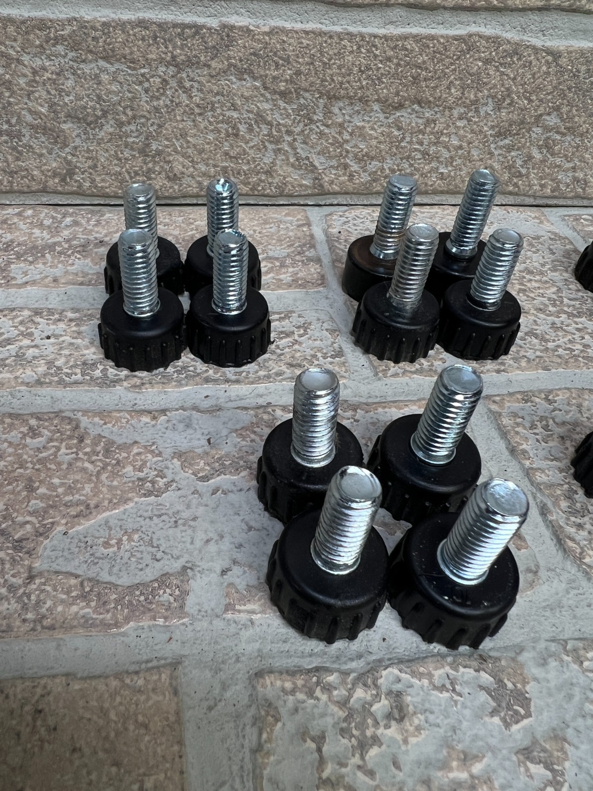 Wire Shelving Rack Threaded Insert Adjustable Feet – Set of 20