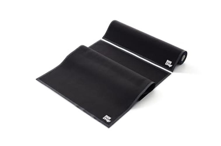 Kitchen Towel, 40×64 cm (15.7×25.2 in), White with Blue Border, Black