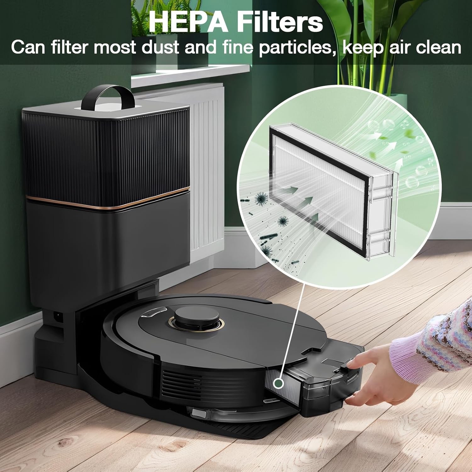14 Pack for Roborock Q5 Max+,Q5 DuoRoller+,Q5 Pro+, Q8 Max+ Robot Vacuum Cleaner