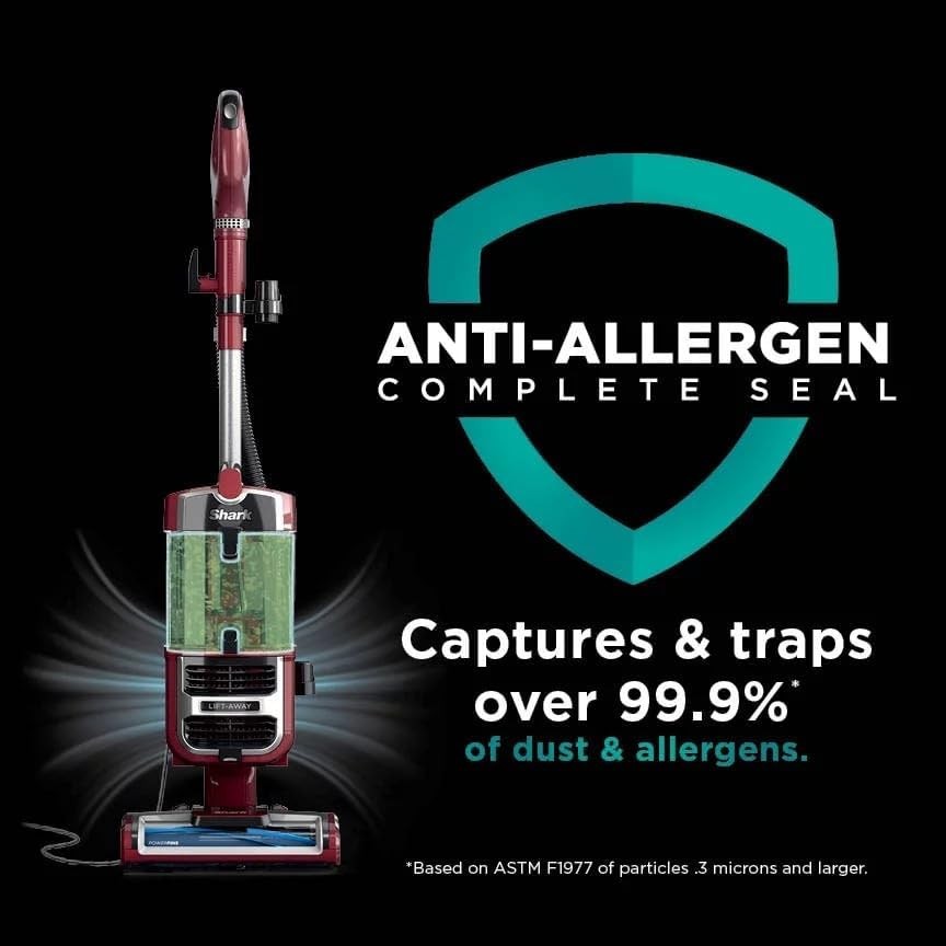 Shark R-ZU660-SD Navigator Lift-Away HEPA Upright Vacuum Cleaner, Paprika