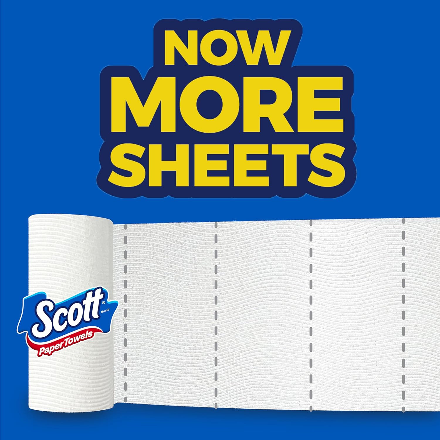Scott Paper Towels, Choose-A-Sheet, 30 Double Rolls (2 Packs of 15) = 60 Regular