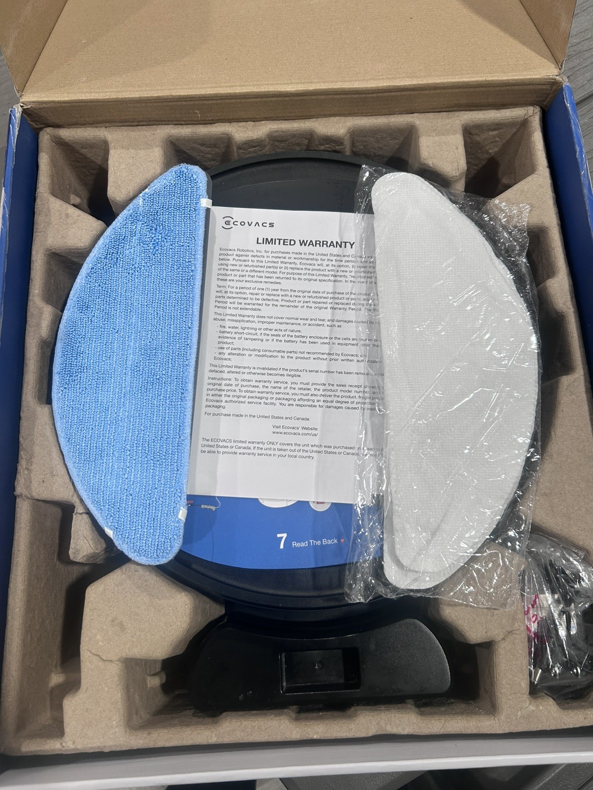 ECOVACS Deebot Ozmo U2 SE Robot Vacuum Cleaner 2 in 1 Vacuum & Mop easy use