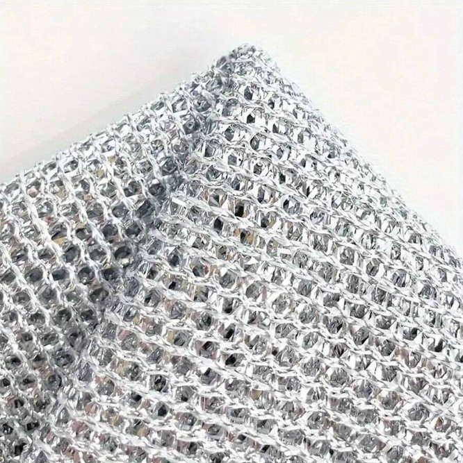 5 pcs Multipurpose Double Layer Wire Mesh Cleaning Cloths for Kitchen & Home Use
