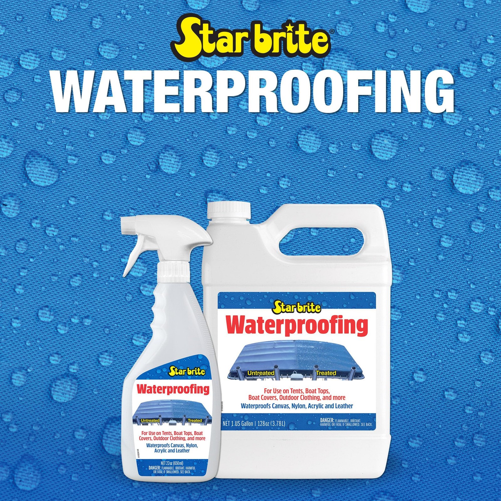 STAR BRITE Waterproofing Spray, Waterproofer + 22 Fl Oz (Pack of 1), 22